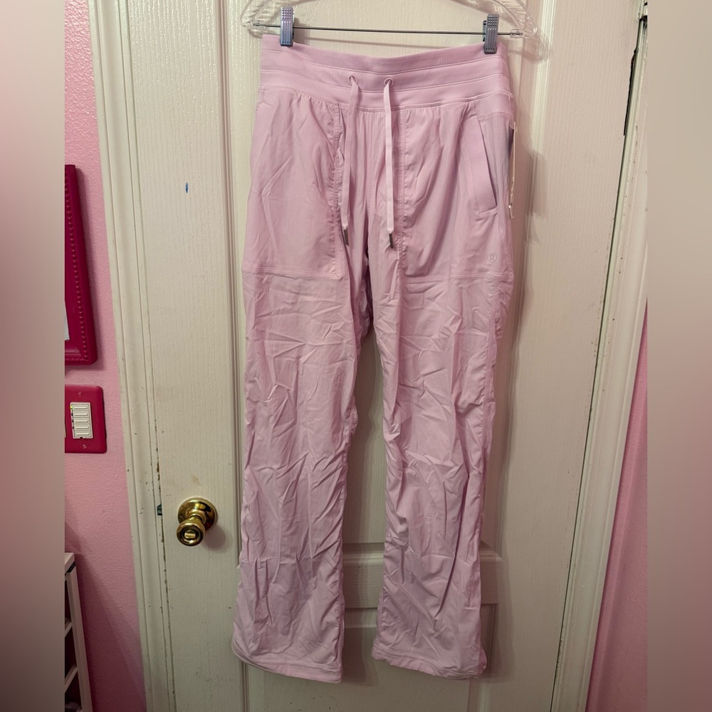 NWT Dance Studio Pant Light Pink Lululemon Size 8